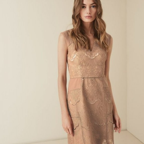 NWT REISS | Gemina Lace Dress - Picture 4 of 8